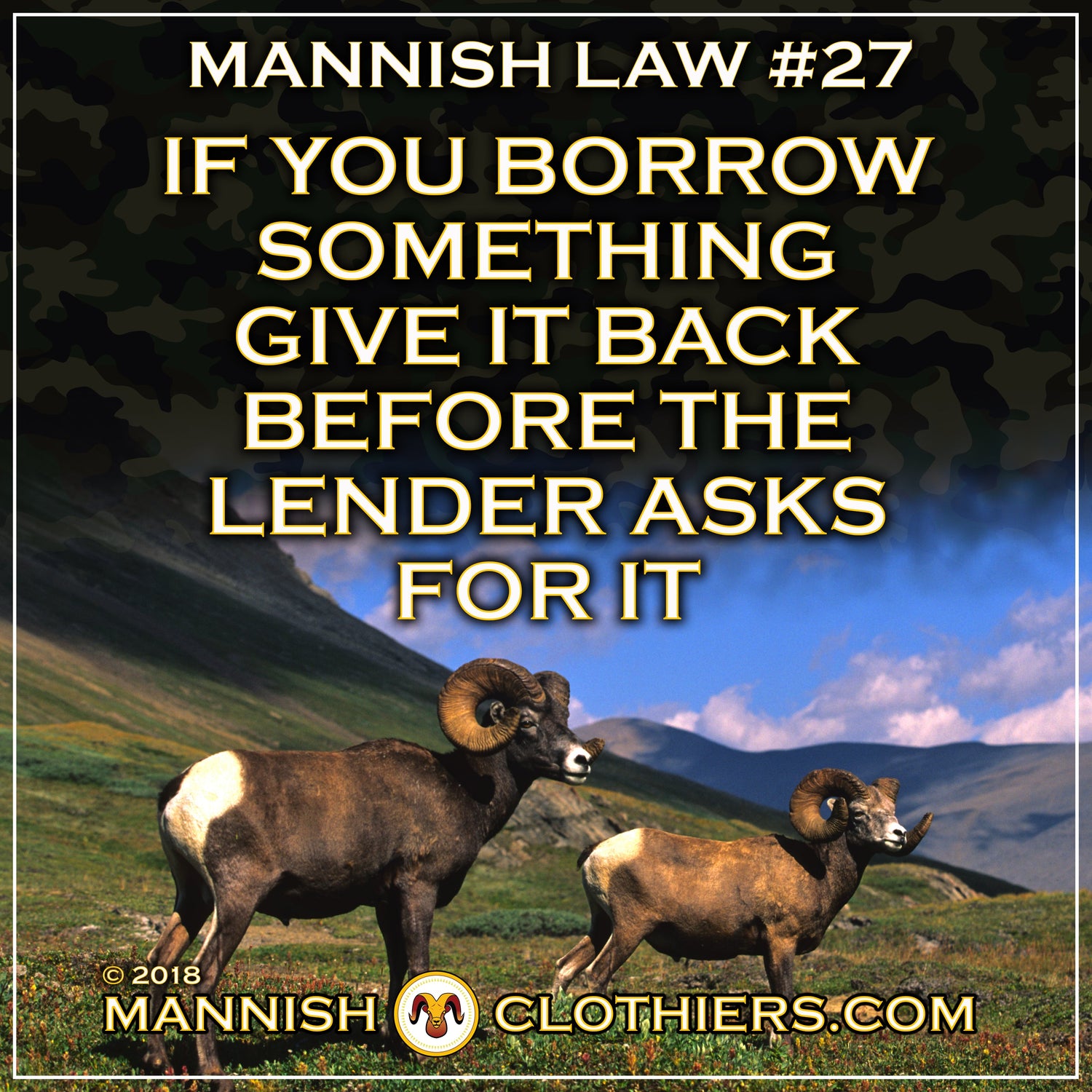 Mannish Law #27